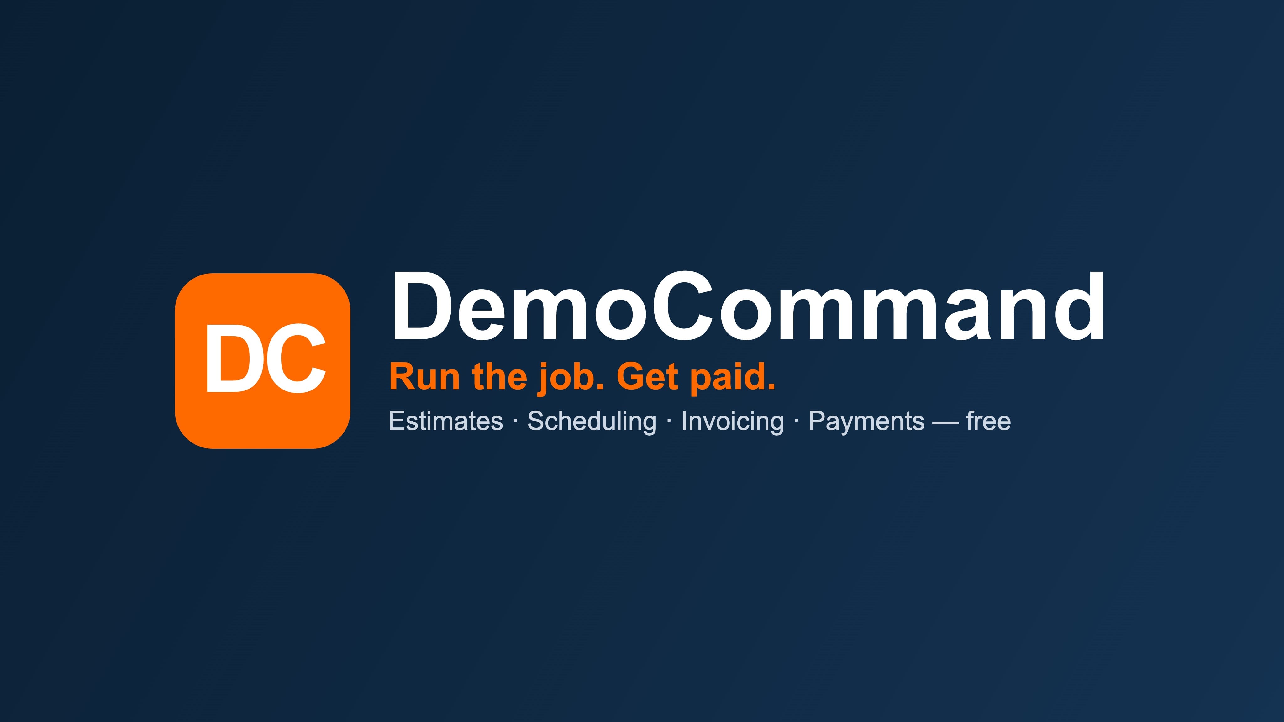 DemoCommand hero screenshot